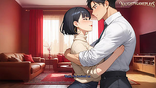 Husband Loves His Wife's Hairy Pussy and Ass - I Love Your Wife part 07 By VelniDokra - 3D Game