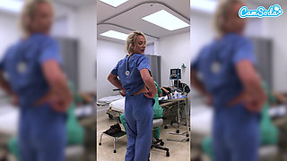 Fit MILF Nurse Gets Fired for Masturbating in the Hospital