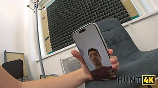 Hunt4k. blonde stunner gargled a dick in the teach station wc!