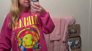Peeing in My Best Friend’s Toilet! Ready for a Fun Weekend in Houston!!