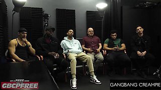 Gangbang Creampie - face fuck clip