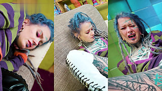 Tattooed Chick Gets Extreme Anal Fisting