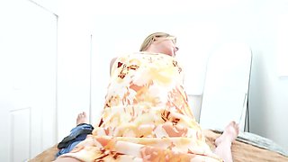 Slutty wife gets massive facial shot of cum