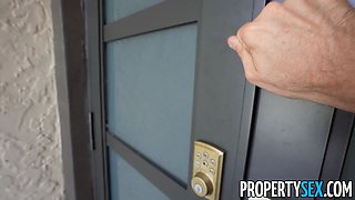 Alexa Payne screws nasty client in building trip - busty realtor with Big Tits sucks & rails him