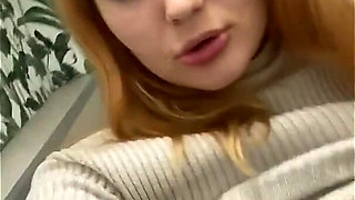 Real Public Masturbation in the Toilet
