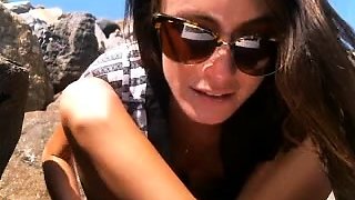 Small titted babe Monica Sweet in