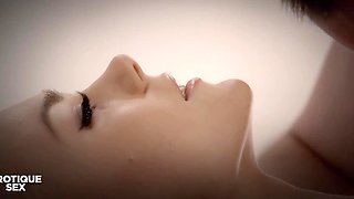 Ukrainian blondie Nancy A is all tied app and left with her pussy helpless