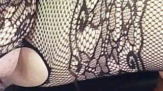 Curvy Wife Dominatrix Is Peeing in Slave's Mouth