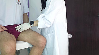 University Emergency: Nurse Examines Student with Persistent Erection