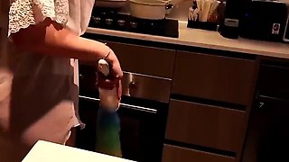 Mom's friend instructed me English, then I schooled