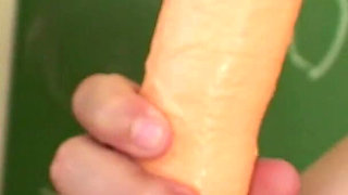 18yo College Girl with Perfect Tits Slowly Wanks Her Pussy in The Classroom