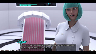 Stranded in Space - Blue Haired MILF Want Threesome with Me & Hot Busty Doctor