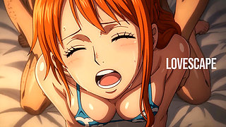 Hentai Couple Intense Bedroom Fuck (AI)