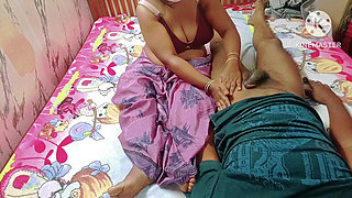 Step Mother Treated Her Injured Step Son in a Erotic Way - Full Tamil Audio with Moaning
