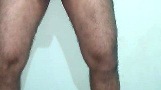 A Man Play with Cock