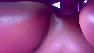 Sombra From Overwatch - Sloppy Blowjob, Doggystyle Big Ass in Oil and Titfuck Cumshot 3D Animation