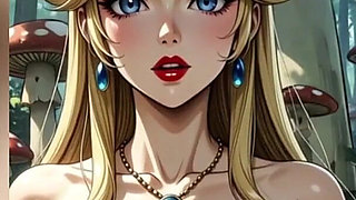 Gol Topless Animation Hot Princess Peach