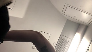 Huge Piss on Plane After Holding It for Four Hours!