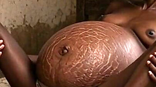 Poor 9-month Pregnant Woman Cums Uncontrollably and Craves a Cock in Her Loose Pussy