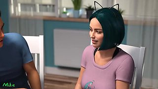 Hot Summer Fuck - Blonde StepMom LoveSkySan69 Shows Perfect Pussy & Body