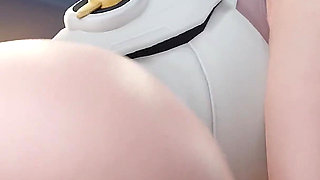 Tracer Gets Bored and Services Two Bbcs - Premium 3D Overwatch Animation