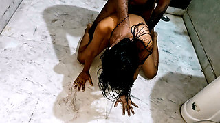 Asian Indian Teen Girl Bathroom Sex With Har Black Cook Boyfriend Video