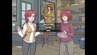 Old, old hunter, cartoon