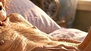 90 Year Old Woman Masturbates Her Wrinkled Ugly Pussy
