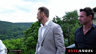 Blonde MILF Agent Shalina Devine Endures Relentless Double Penetration from David Perry and Erik Everhard During Steamy