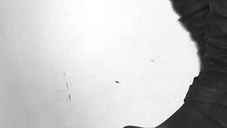 Slave's Orgasm Under Mistress Sydney's Boots