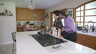 Stepmom and Stepdaughter Jessica Ryan and Angeline Red Share Every Inch of Jack Vegas Together