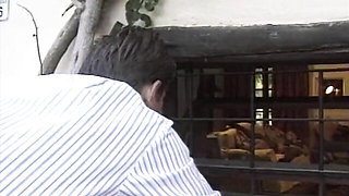 Beautiful doggy style hardcore sex with a long-legged brunette Jitka