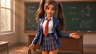 Stayed After School and Teen Teacher Showed Me a Few Lessons