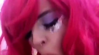 Very yummy amateur redhead blowjob