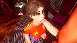 Hot Spanish teen football player har anal fucked - 3D Hentai