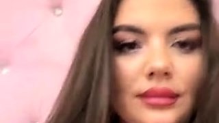 Chubby Brunette Big Boobs Dildo Masturbation
