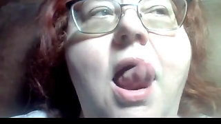 BBW Gives You Close up Clip of Her Nake Lips and Mouth Kissing and Licking Her Lips for You a Requested Clip!