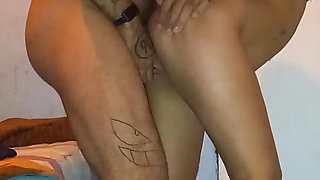 Tattooed Argentinian Girl Has Sex with a Huge Cock