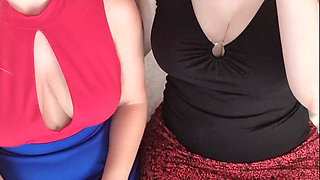 Step-mom and Auntie Suck Your Cock