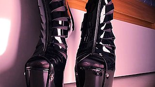 Hey slave Worship high heels and nylon feet