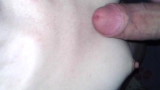 Cum covered wife tits big blast cumshot