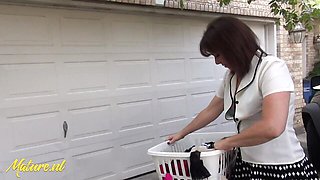 Mature NL Solo featuring Sonic's mature masturbating porn