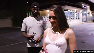 Standing doggystyle action with bewitching Sera Ryder and Anton Harden from Blacked Raw