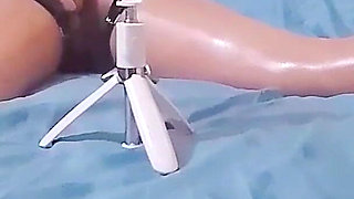 Submissive Wife Lets Him Play with Her Oiled Ass Before Fucking Her