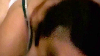 Ruby Exposed Blowjob in Red Thong