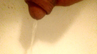 Peeing on My Hand, in a Sink