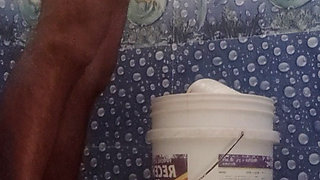 Desi Boy Soaping up His Land