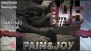 Hot Male Waxing with Cumshot by Sexy Nurse in HD - Real CFNM Handjob