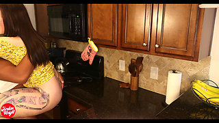 Slutty Brunette House Wife Cheats with Plumber
