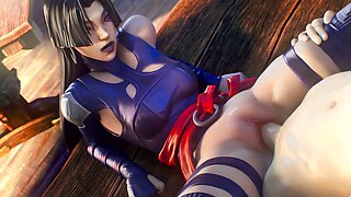 Psylocke, 3d, cosplay anime